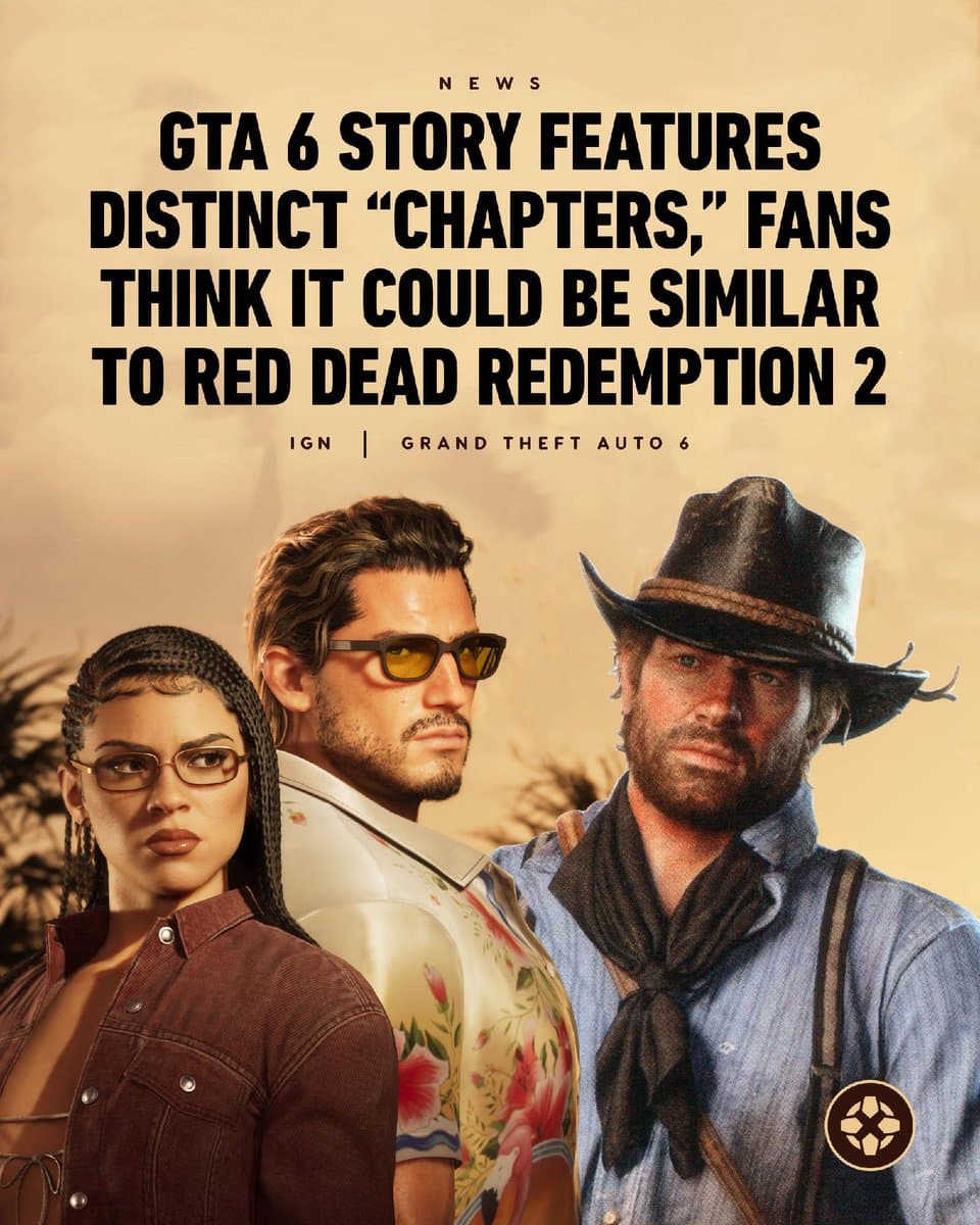 GTA 6 Is Borrowing Red Dead Redemption 2's Chapter-Based Story System — A First for the GTA Franchise