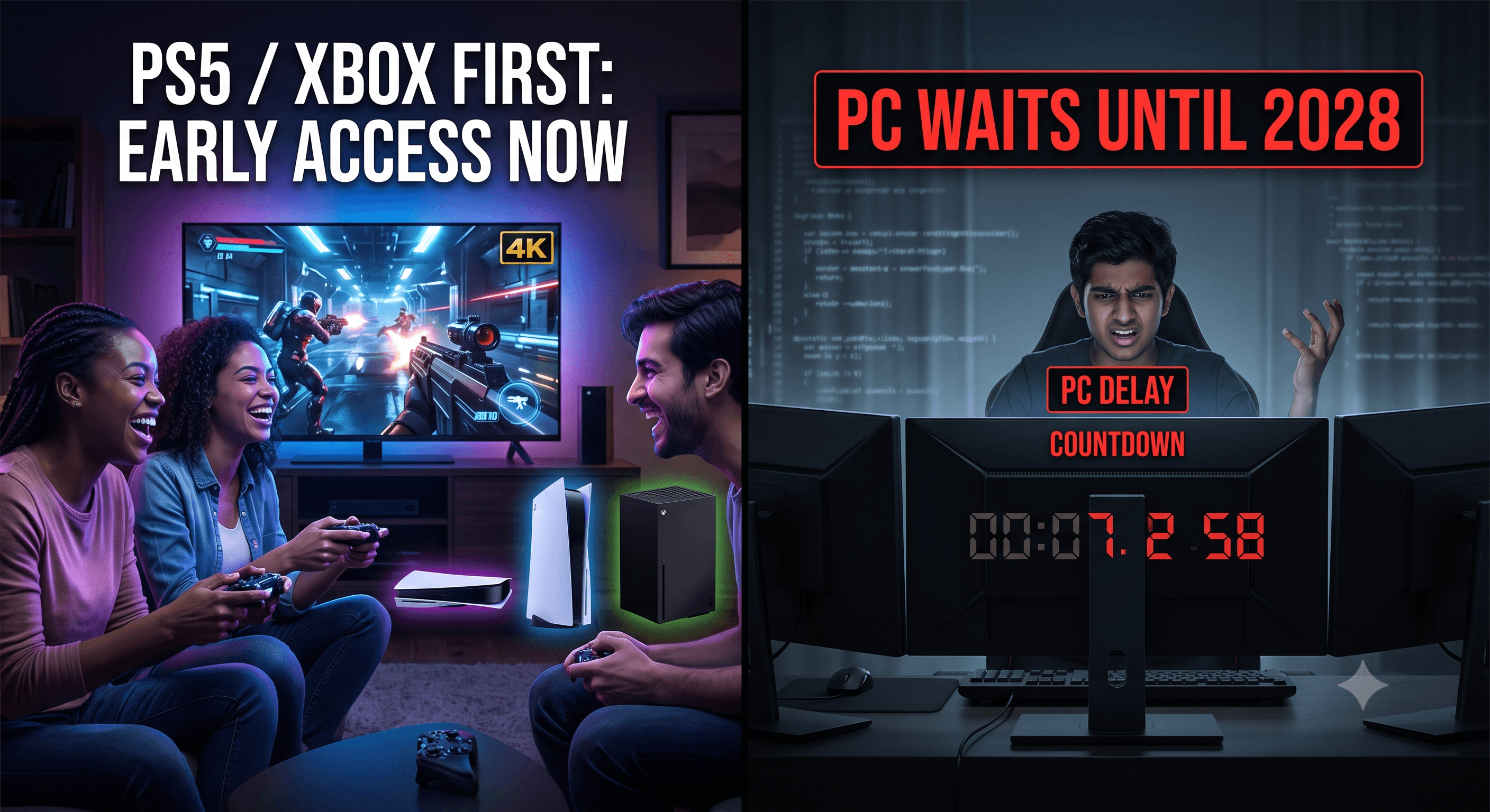 PS5 and Xbox Players Get GTA 6 First — PC Could Wait Until 2028