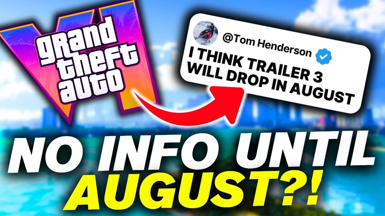 Tom Henderson Says GTA 6 Trailer 3 Drops August 6 — One Day Before Earnings