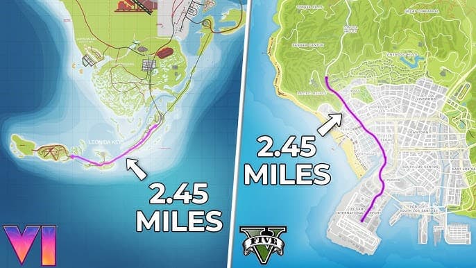 GTA VI Map Analysis: Leonida Is Bigger, Denser, and More Alive